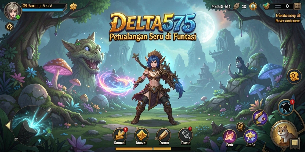 Gameplay DELTA575 yang menegangkan dan penuh tantangan.