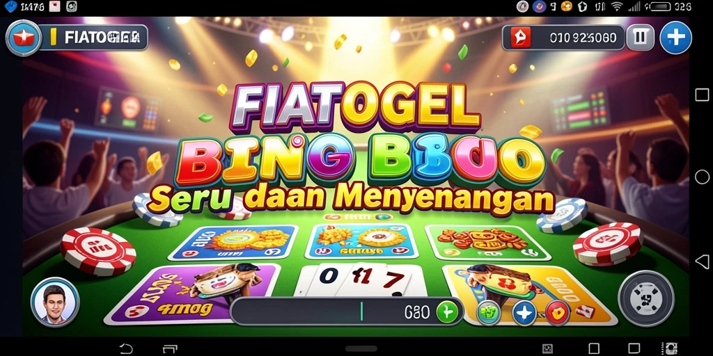 Tampilan permainan Bingo di FIATOGEL yang menawan.