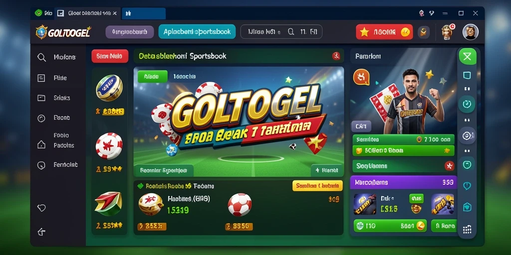 Tampilan menarik dari gameplay Sportsbook di GOLTOGEL.