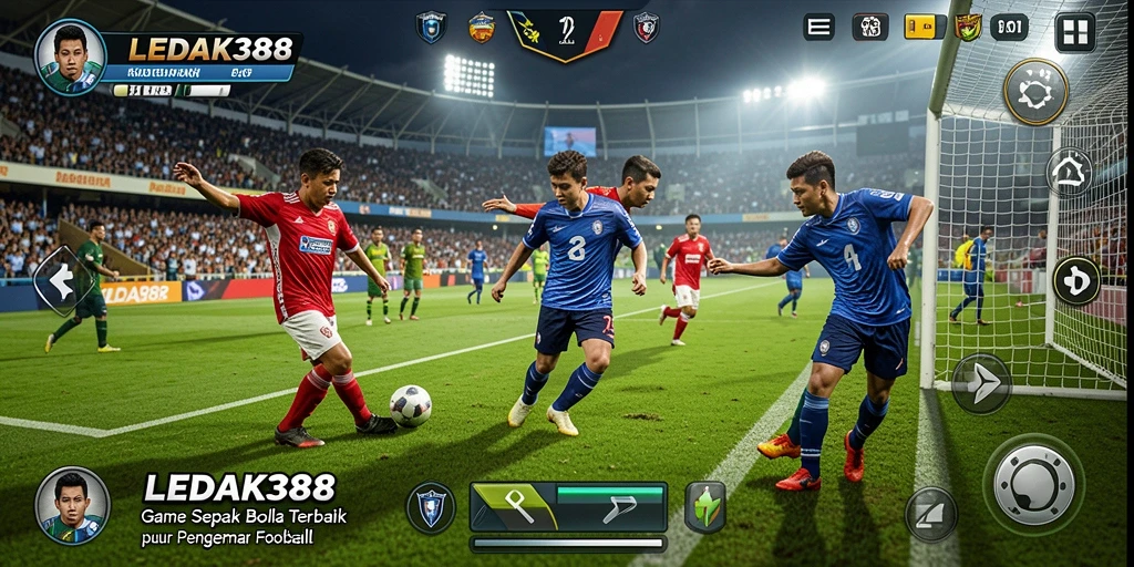 Tampilan gameplay yang mendebarkan dalam LEDAK388.