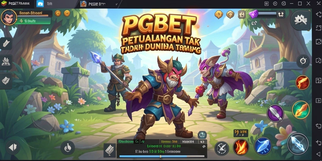 Tangkapan layar menampilkan aksi mendebarkan dalam PGBET dengan karakter RPG yang dinamis.