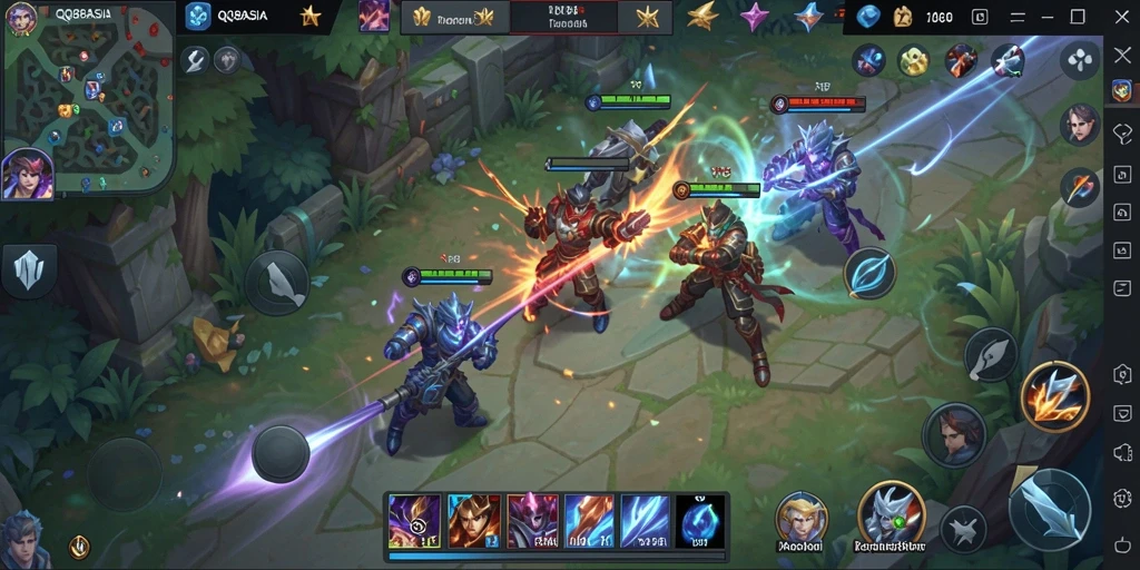 Tampilan gameplay seru dan karakter beragam di QQ88ASIA.