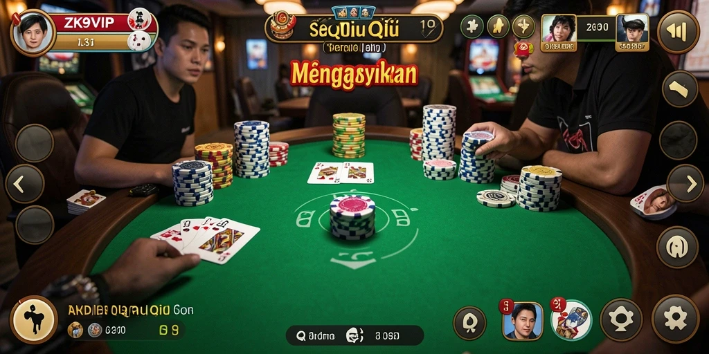 Screenshot gameplay QiuQiu yang menarik dan seru.